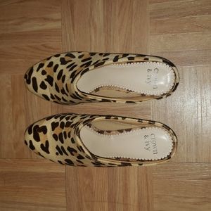 Crown & Ivy Cheetah Mules 💫
